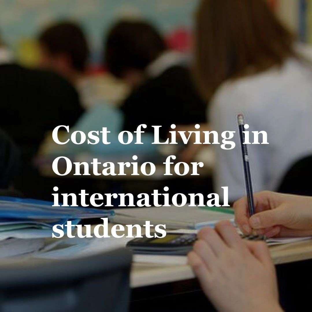 Cost of living in Ontario for international students